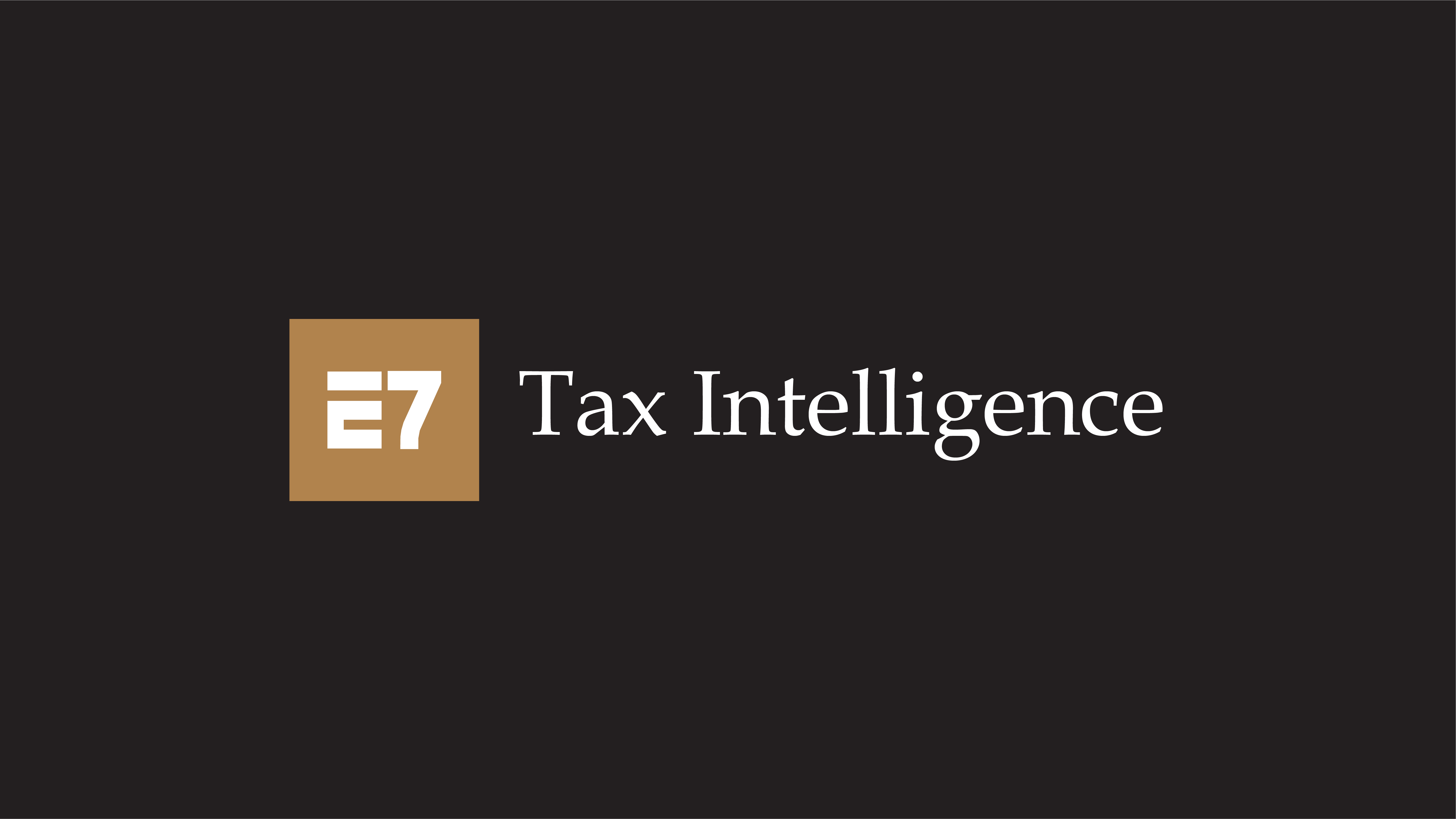 E7 Tax Intelligence